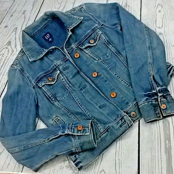 GAP Jackets & Blazers - Gap Womens Denim Jacket Small Grungy Vintage Look